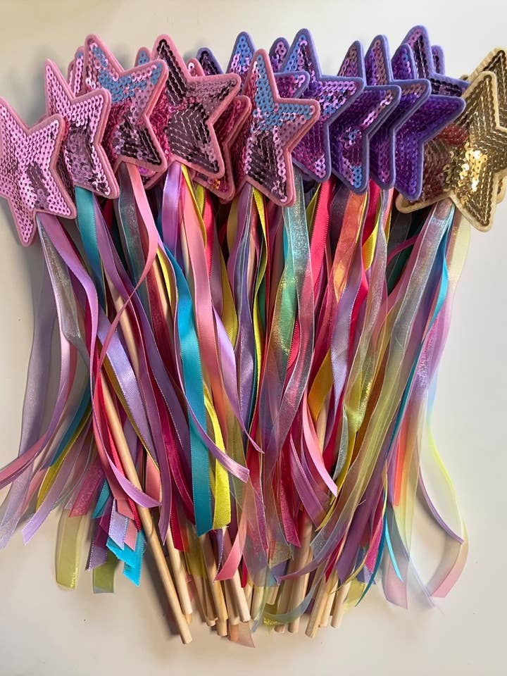 Parker and Kay Collective - Wholesale Toy Wand - Kids - Fairy Princess Ribbon Wand7