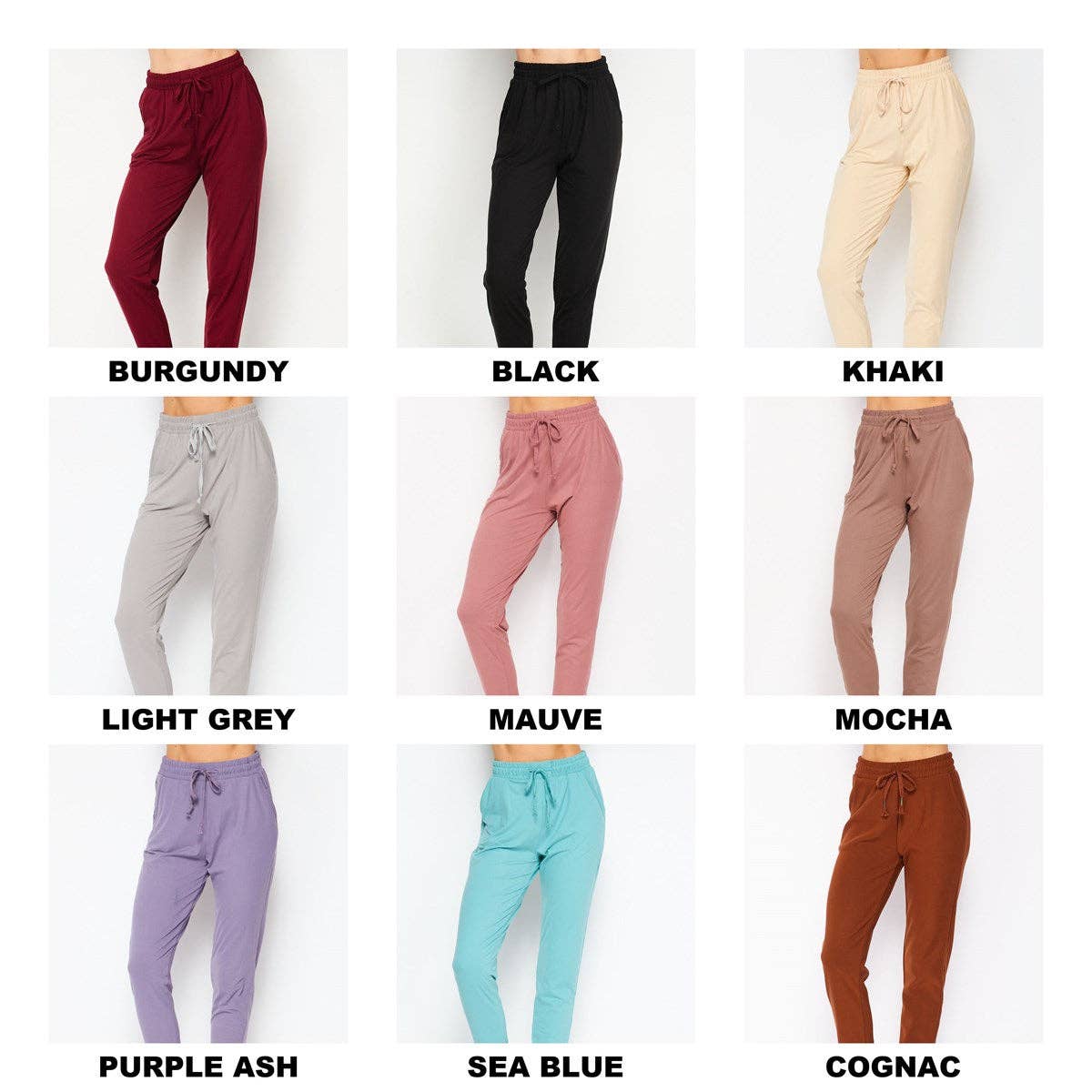 Truly Contagious - Wholesale Lounge Sweatpants/Joggers - Women's - Super Soft Comfy Joggers ( JK-SOLID )9