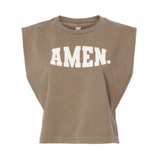 AMEN - Camiseta sin mangas para entrenamiento para venta al por mayor de SBG Co.