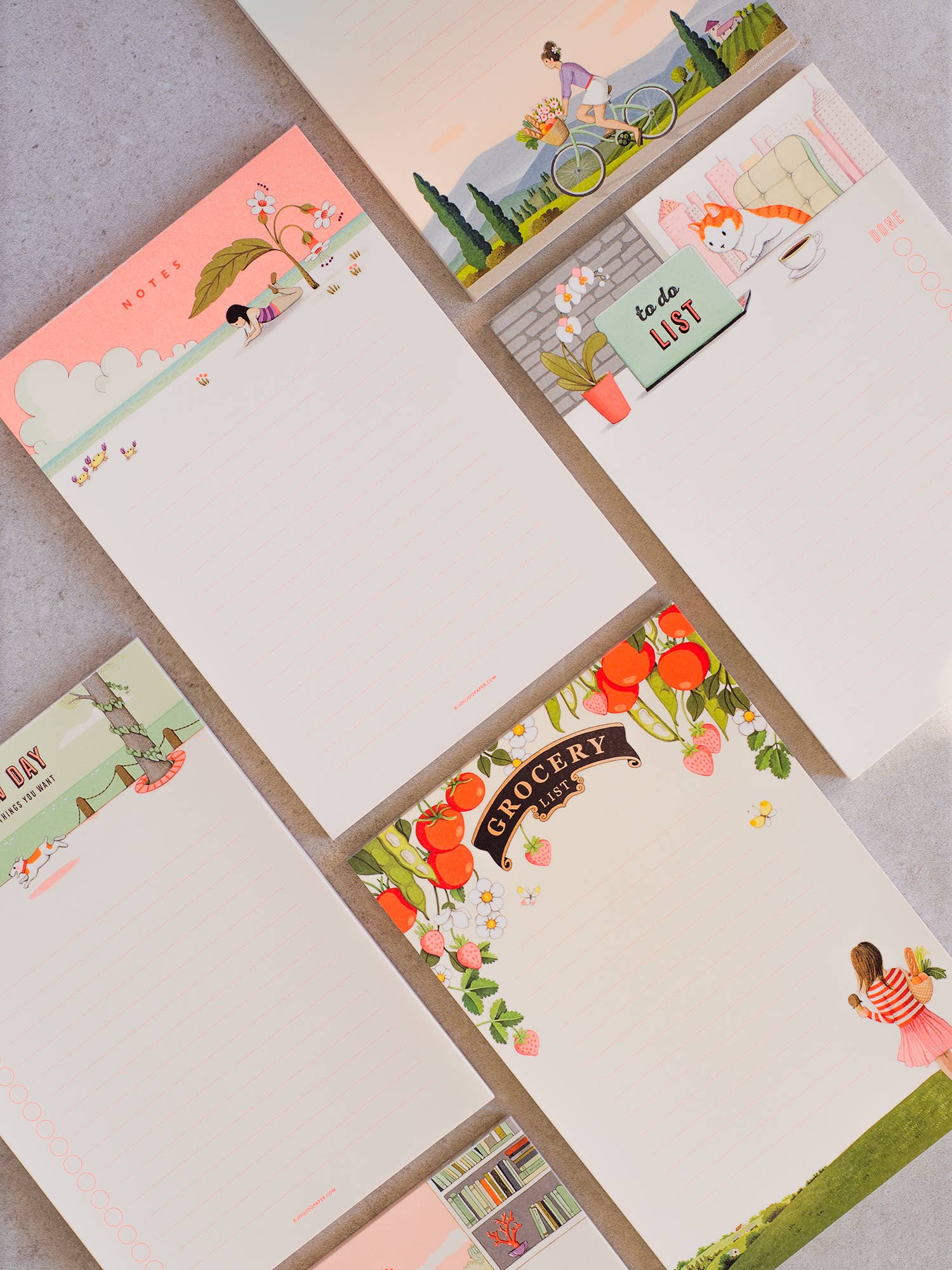 JooJoo Paper - Wholesale Notepad - Grocery List Notepad - Bright Tomatoes - Market Pad7