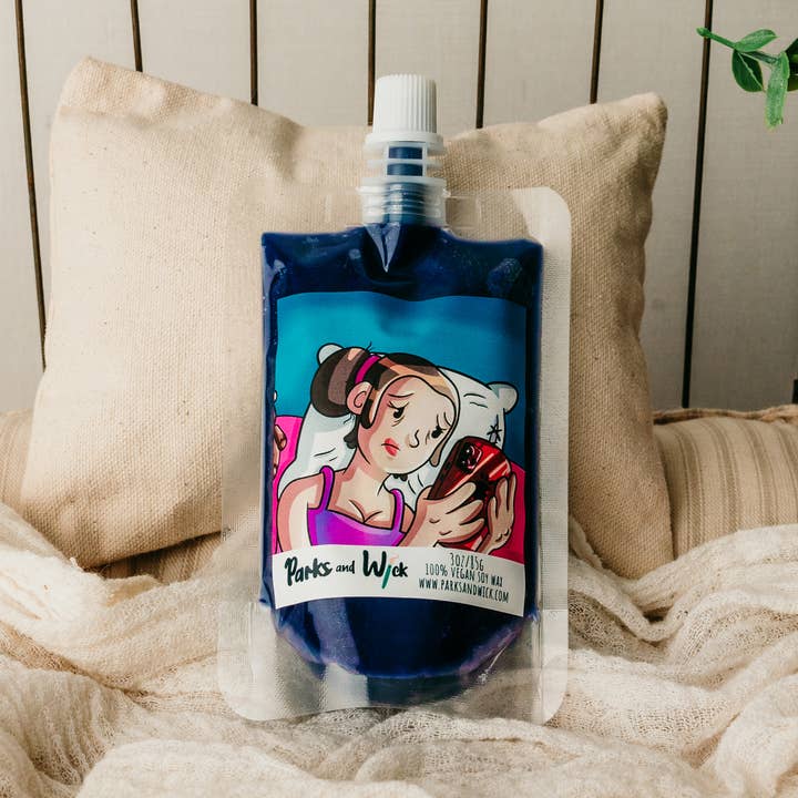 Late Night Scrolling Energy Squish Wax for wholesale by Parks and Wick