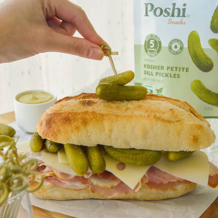 POSHI - Wholesale Pickled Vegetables - POSHI - Kosher Petite Dill Pickles 2 oz3
