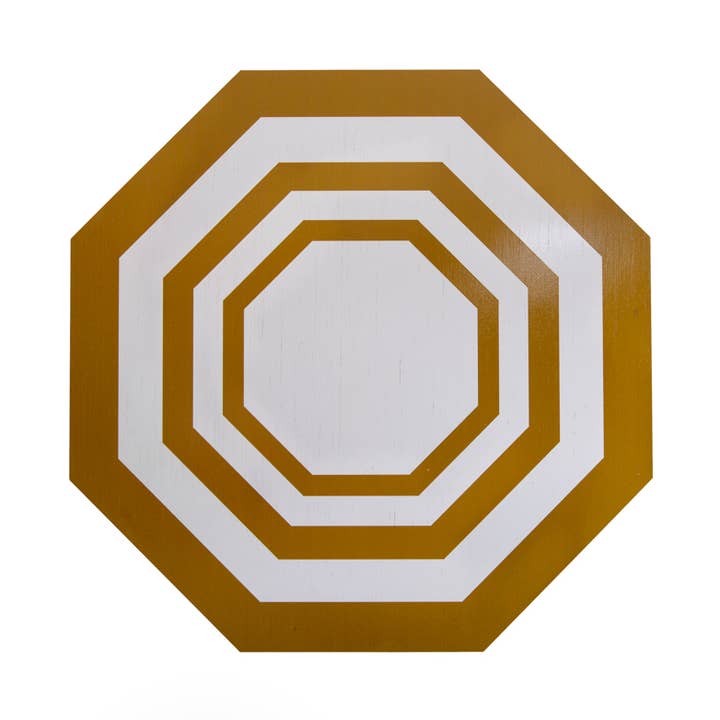 Lugar americano octagonal Essential amarelo por atacado de The Lino