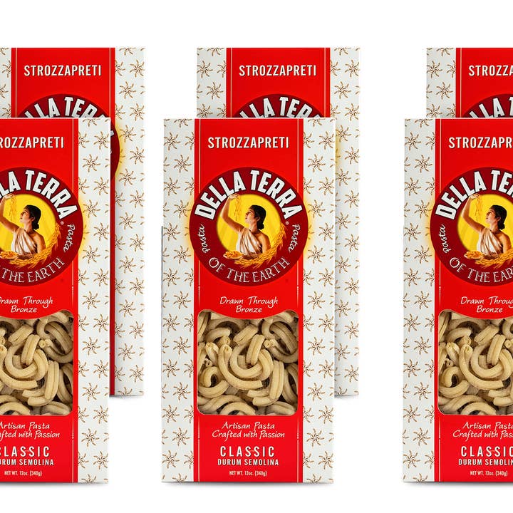 Strozzapreti - 6-Pack Case for wholesale by Della Terra Pasta