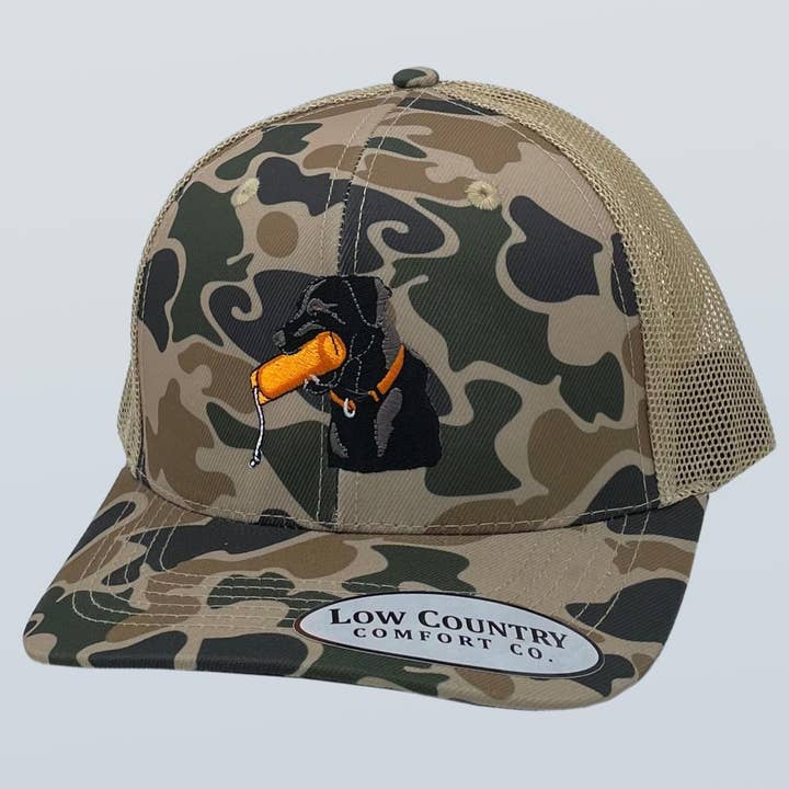 Juguete de entrenamiento para perros de la vieja escuela/sombrero de camuflaje para venta al por mayor de Riverbed Threads