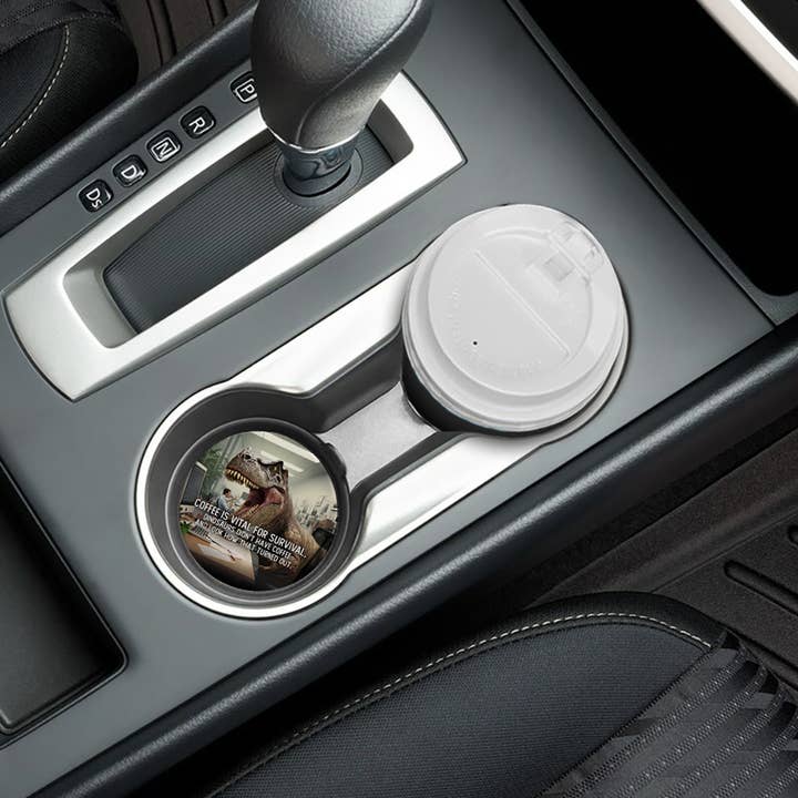 Tipsy Coasters & Gifts - Wholesale Car Coaster - Unisex - Car Coaster Coffee Is Vital For Survival