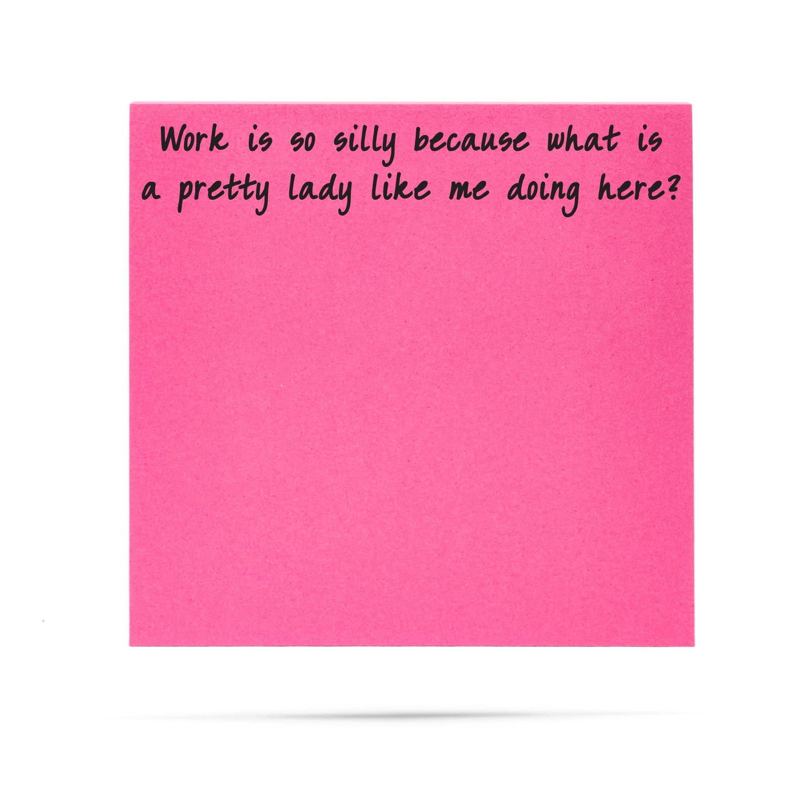 ellembee gift – wholesale Sticky notes – Work is so silly | funny sticky notes with sayings2