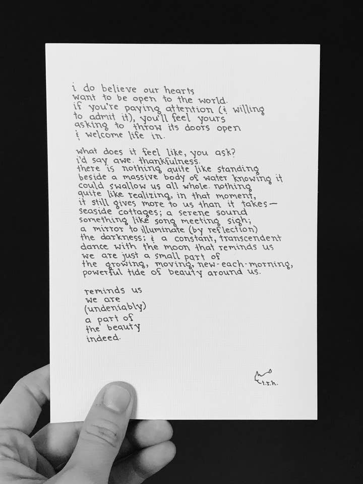 Chalets en bord de mer//Poème pour la vente par NOTESONTHEWAY