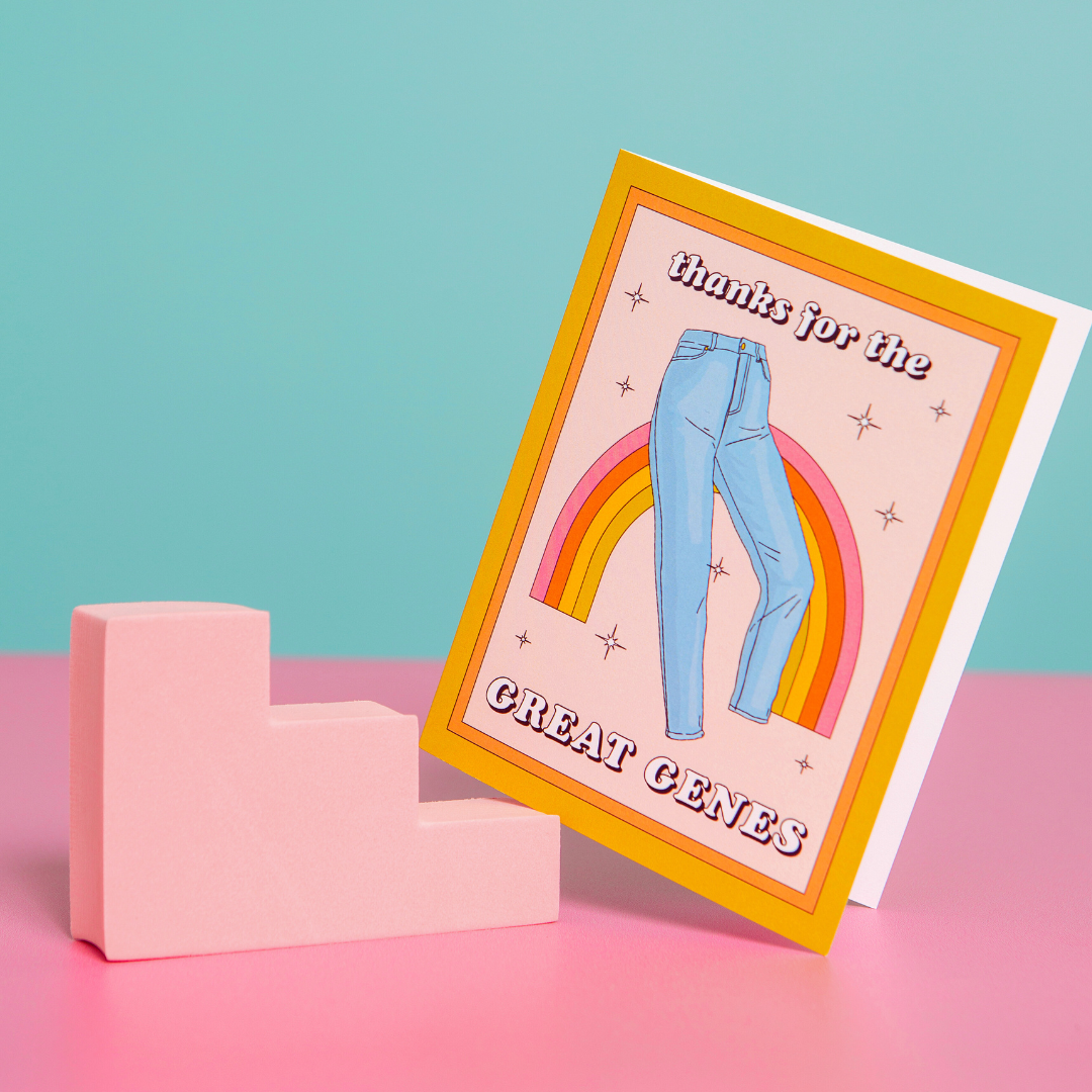 Party Mountain Paper co. - Wholesale Moederdagkaartje - Great Genes Mom | Moederdagkaart3