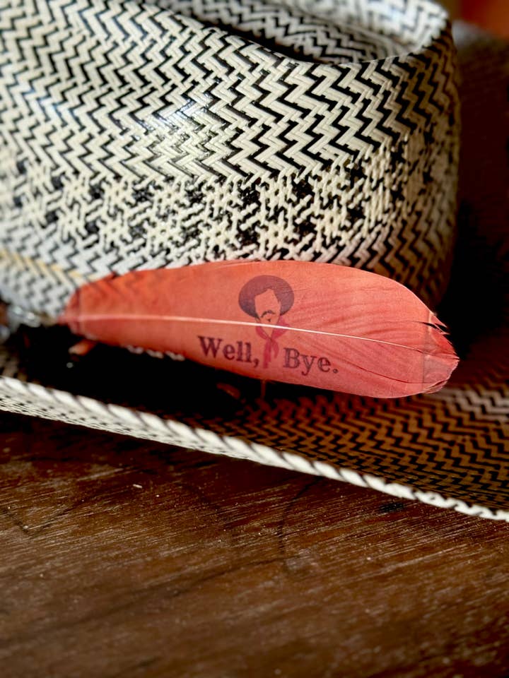 Tombstone Well Bye Hat Feather - Western Hat Accessory for wholesale by Buckaroo Supply Company