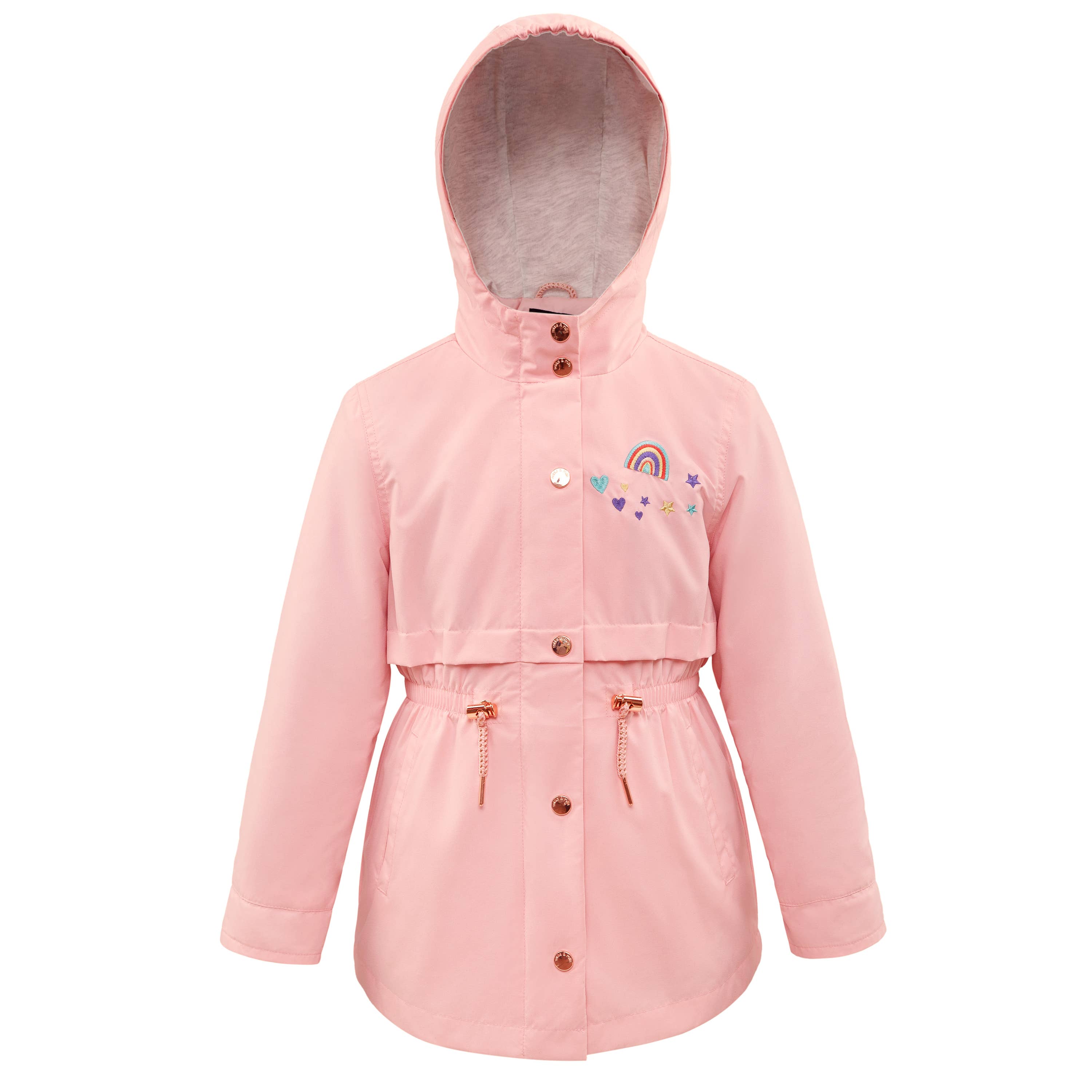 Rokka & Rolla - Wholesale Windbreaker - Kids - Girls' Light Rain Jacket Hooded Trench Coat22