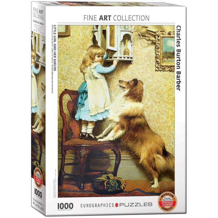 Little Girl and Her Sheltie for wholesale by Eurographics Puzzles USA