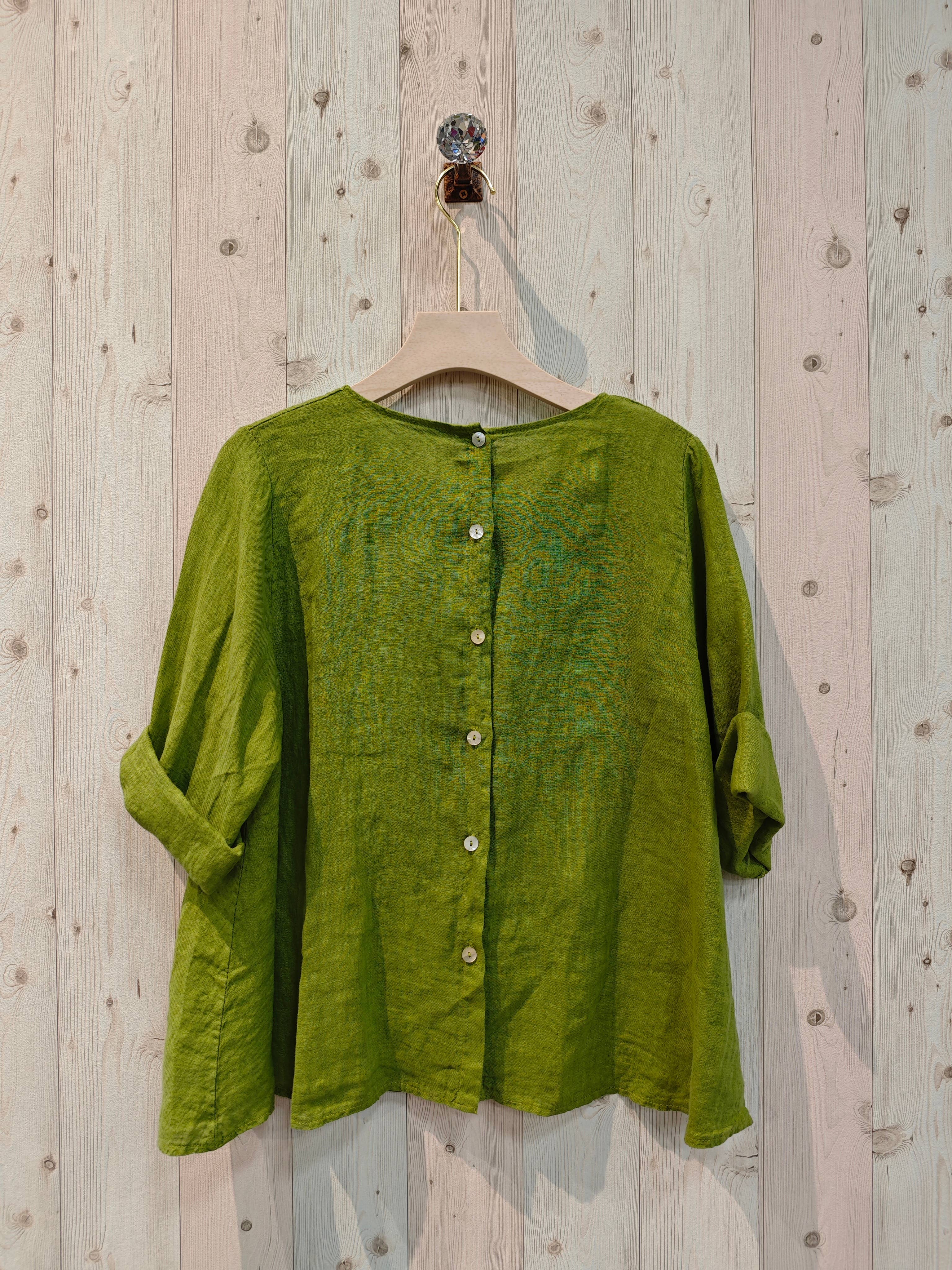 Linen & More - Vendita all'ingrosso Camicetta - Donna - REF 59100 BLUSA A MANICA LUNGA 100% LINO12