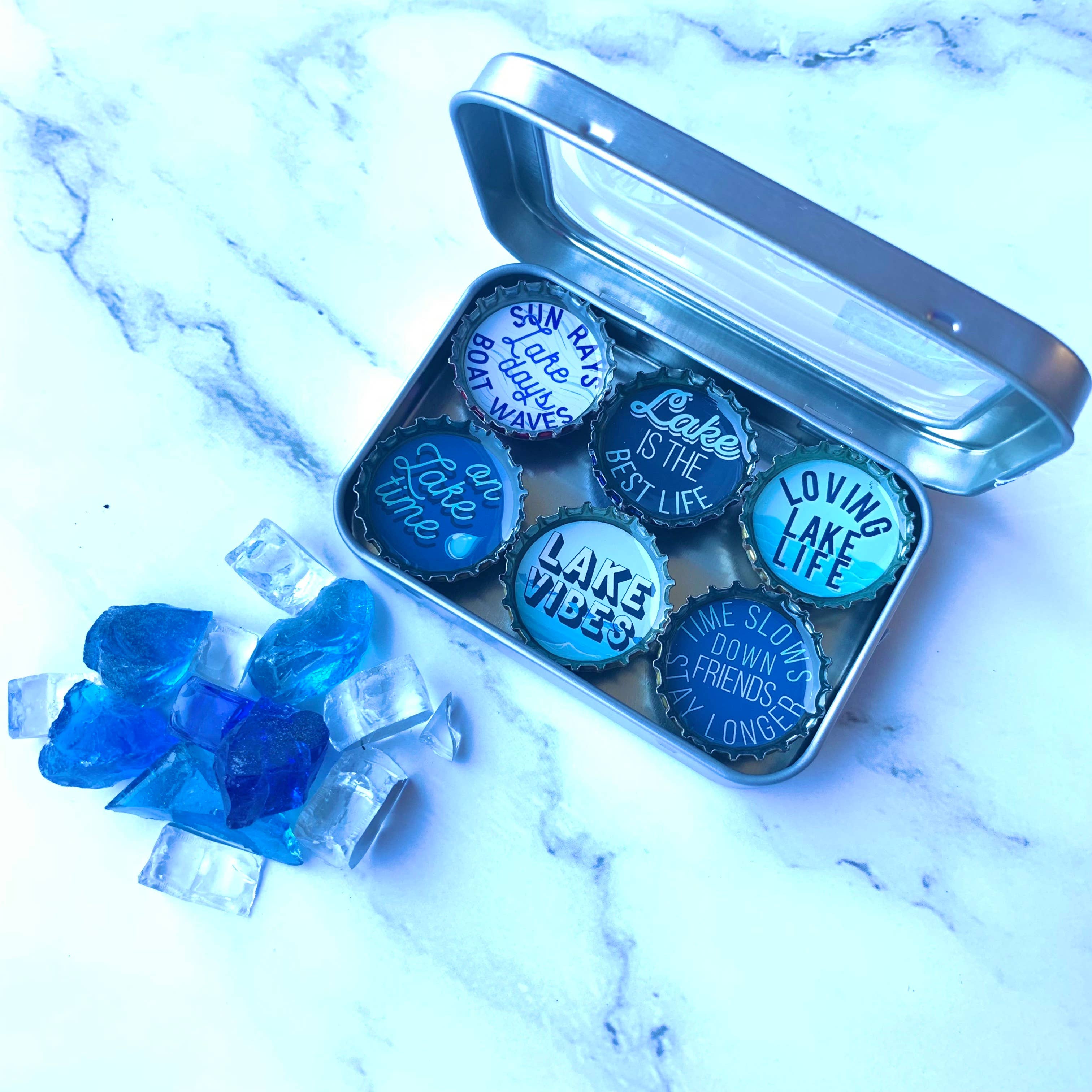 Kate's Magnets - Vente Aimants - Aimants Lake Life - Décor de printemps. Fait main et écologique.2