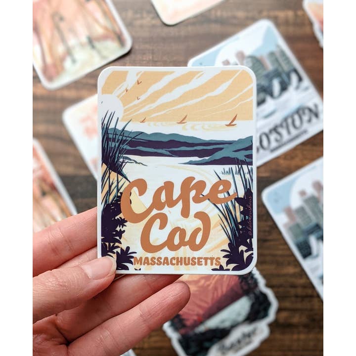 Kat Maus Haus Illustration - Wholesale Sticker - Cape Cod Sticker