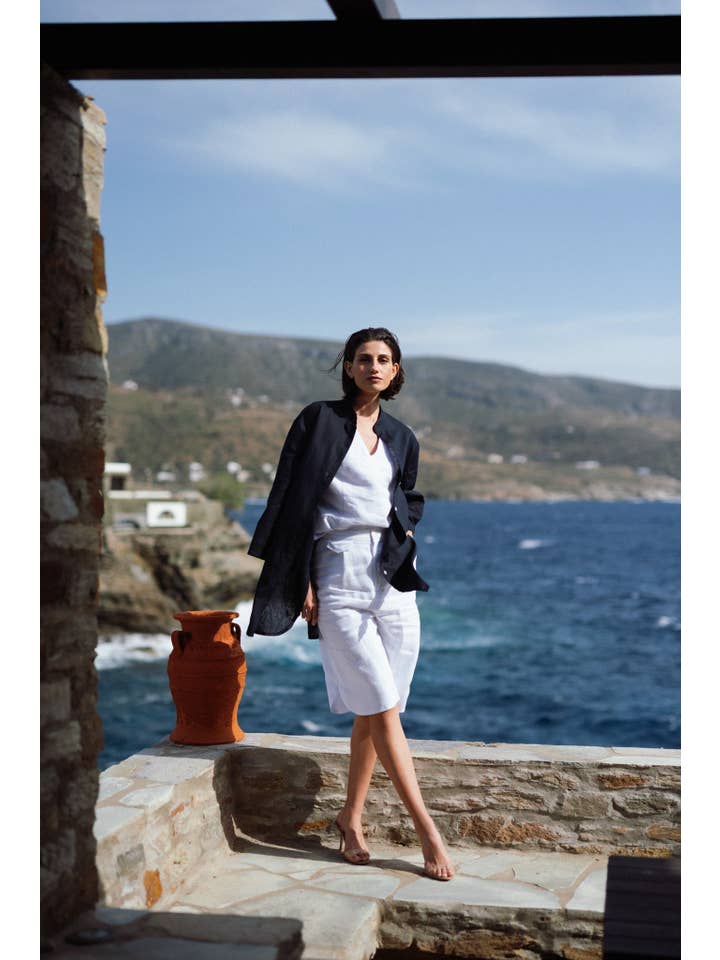 LUXMII - Wholesale Shorts – Women’s - Jager Bermuda Shorts White1