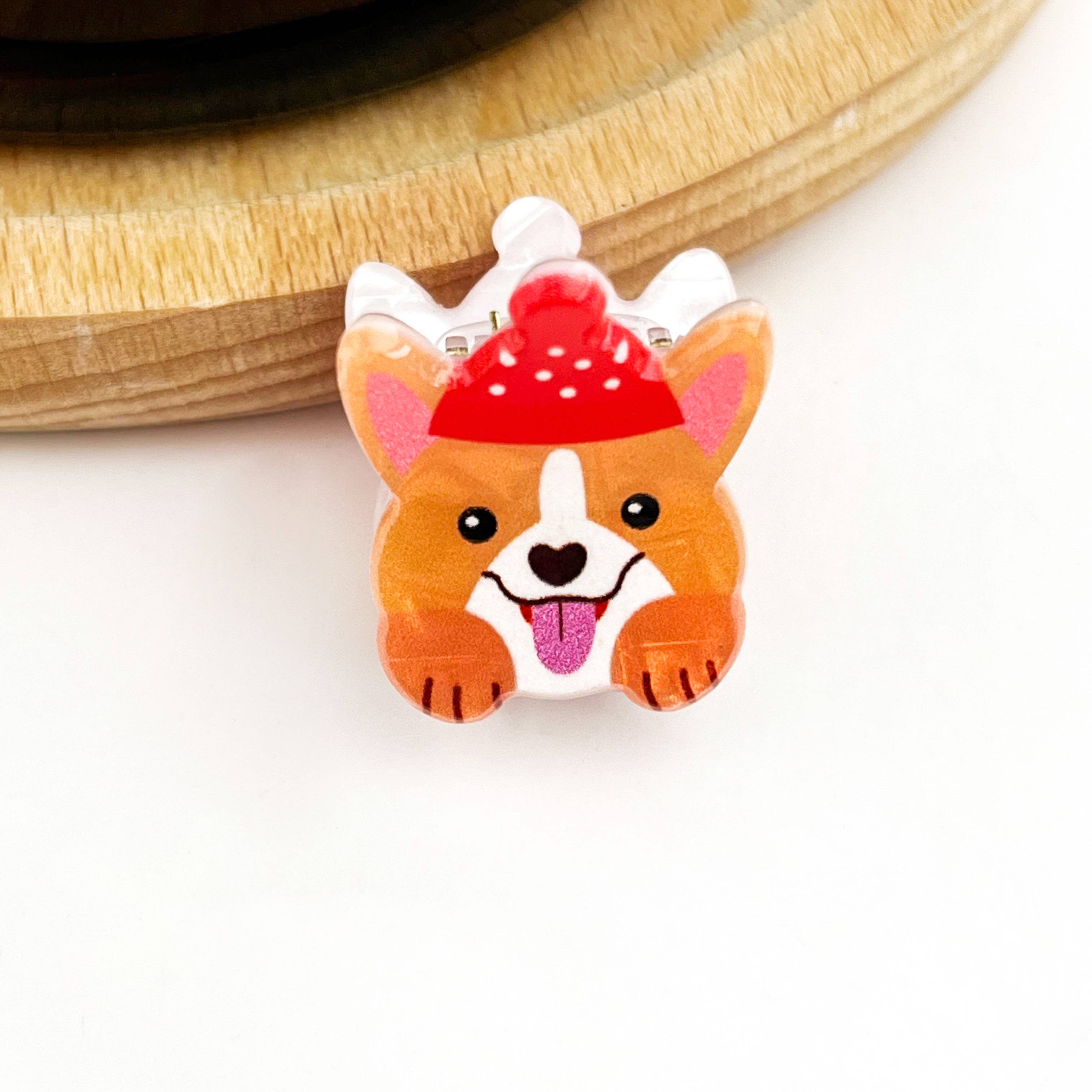 TheDivaSoap - Wholesale Hair Clip - Women's - Mini Dog Series Hair Claw Clips, Cute Puppy Animal Hair Clip12