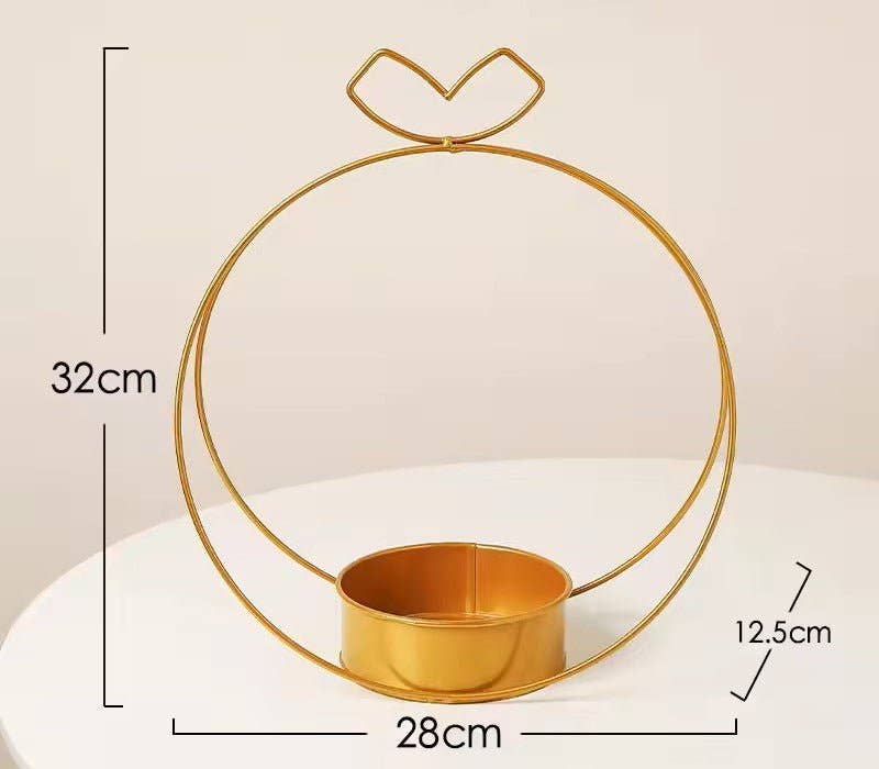 Elegant Design Supply - Vendita all'ingrosso Vasi - Vaso di Fiori Metallico Nordico per Centrotavola4