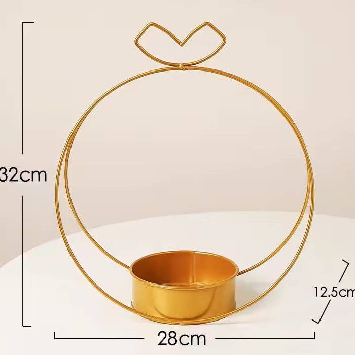 Elegant Design Supply - Vendita all'ingrosso Vasi - Vaso di Fiori Metallico Nordico per Centrotavola4