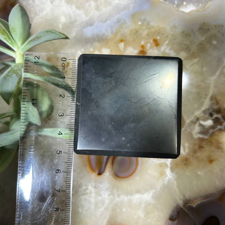 Quasar Gems USA - Wholesale Spiritual Stone/Crystal - Shungite Cube 5cm1