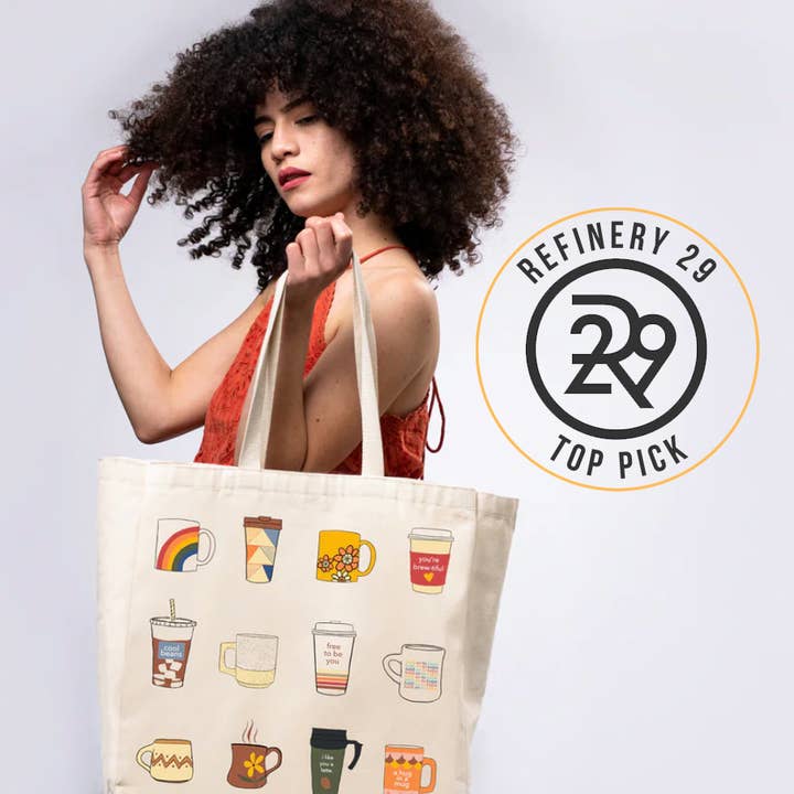 Coffee Lover Tote Bag for wholesale by The Tote Project