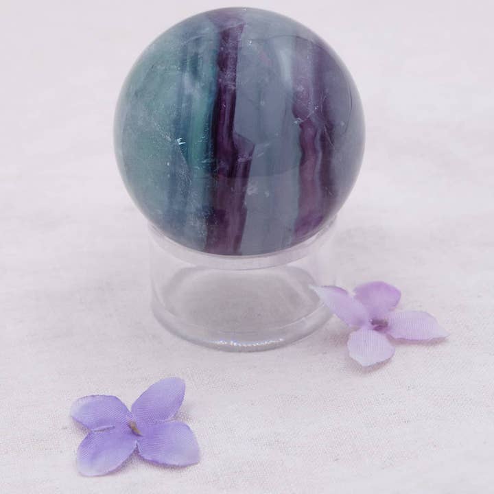 Tiny Rituals - Wholesale Spiritual Stone/Crystal - Rare Rainbow Fluorite Spheres - AAA Premium Quality16