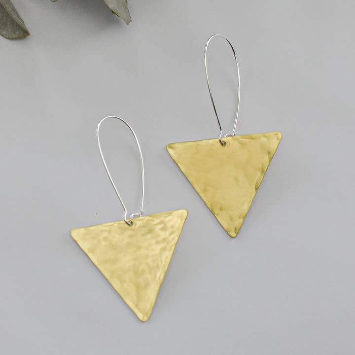 Triangle Earrings for wholesale by Cascadia Jewlery
