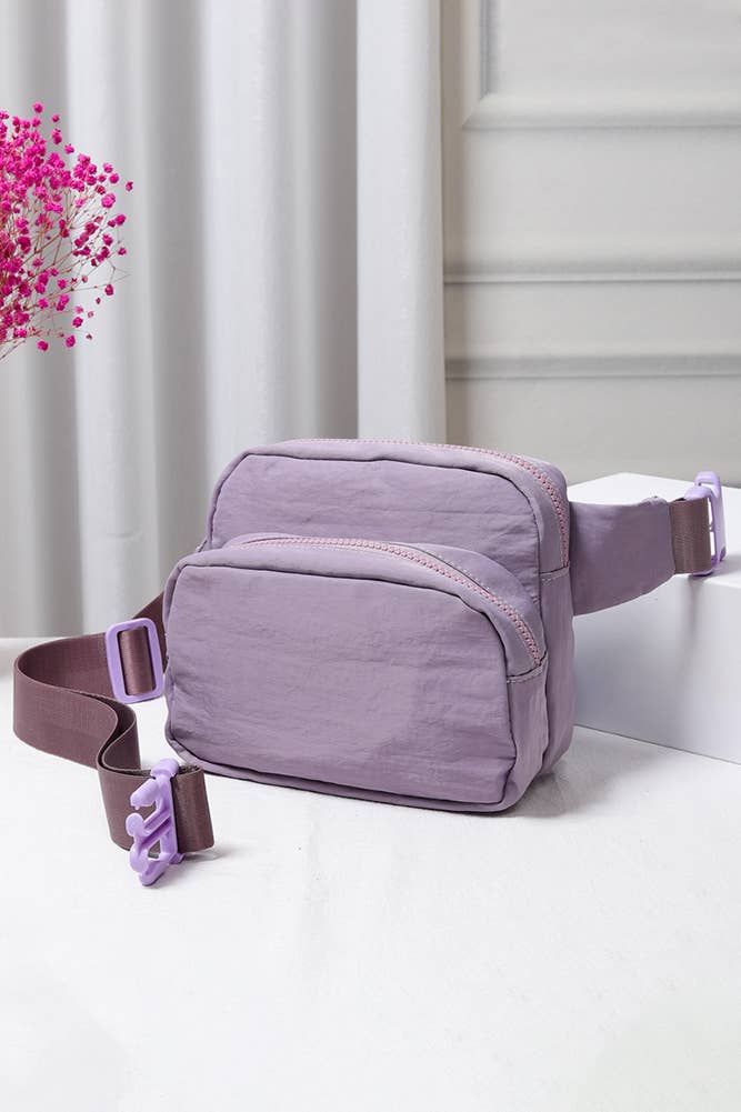 Hana – wholesale Midjeväska - Dam – Solid Dubbel dragkedja Fanny Pack8