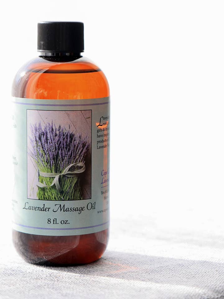 LAVENDER MASSAGE OIL for wholesale by Cape Cod Lavender Farm