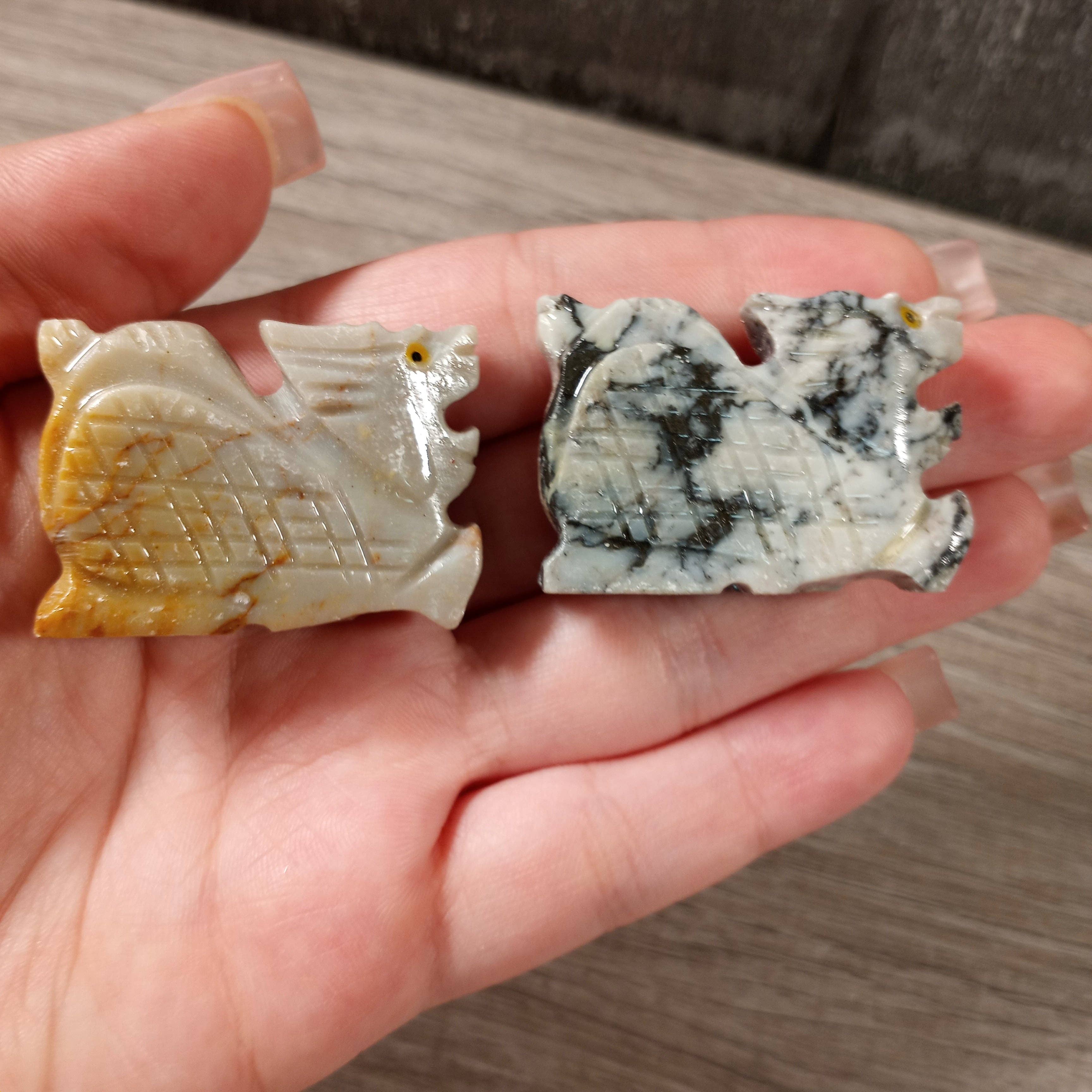 Keystone Crystals – wholesale Dekorativ statyett – Soapstone-djur19