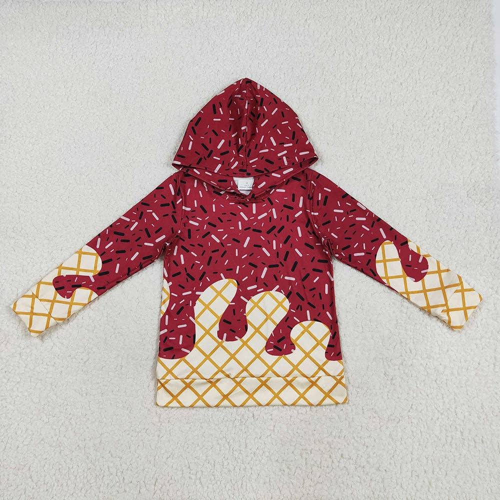 Aier Wholesale - Wholesale Hoodie - Kids - 7 Colors Sibling Baby Kids Long Sleeves Team Sprinkles Drips Hoodies Tops1