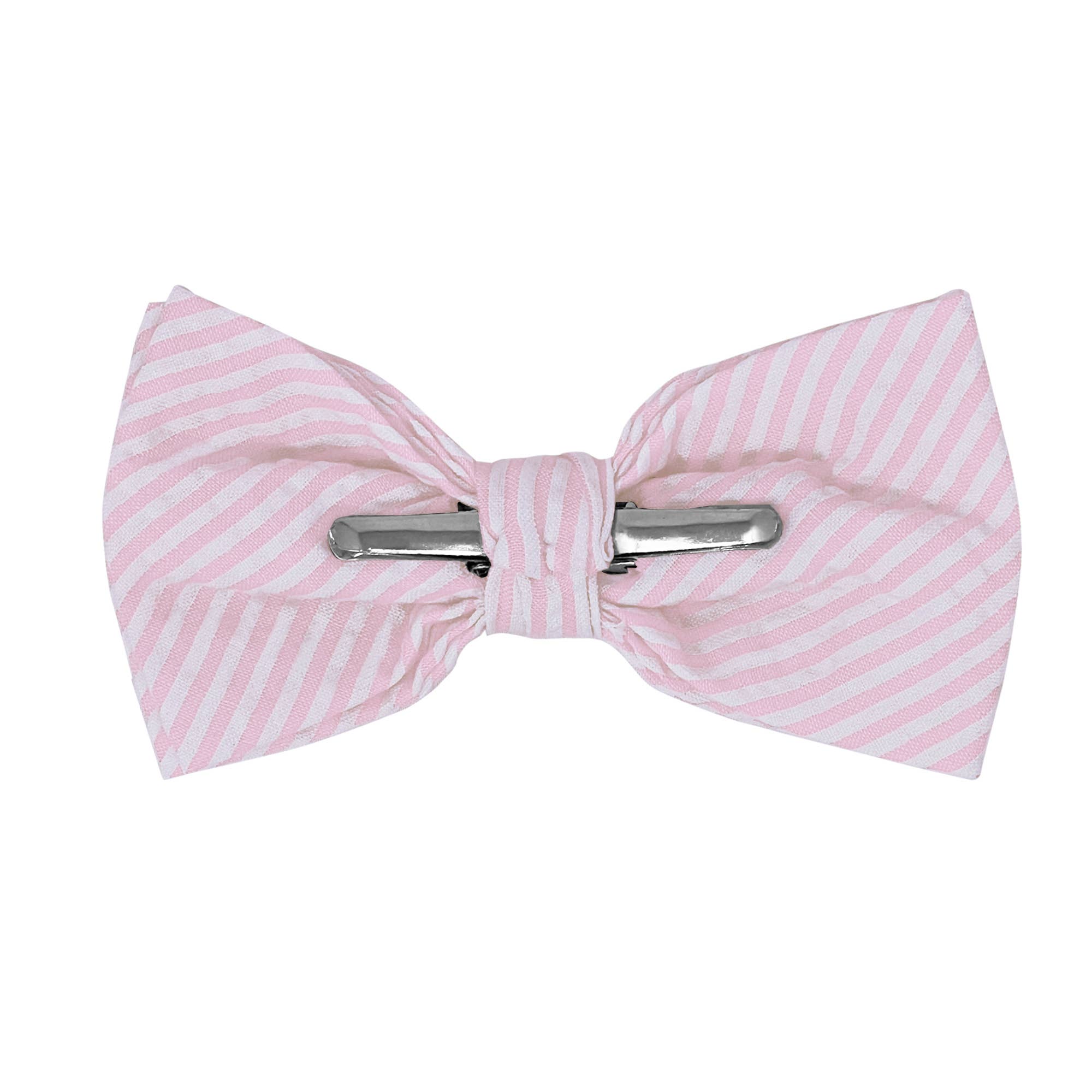 Jacob Alexander - Wholesale Bow Tie - Men's - Men's Seersucker Striped Bow Tie49