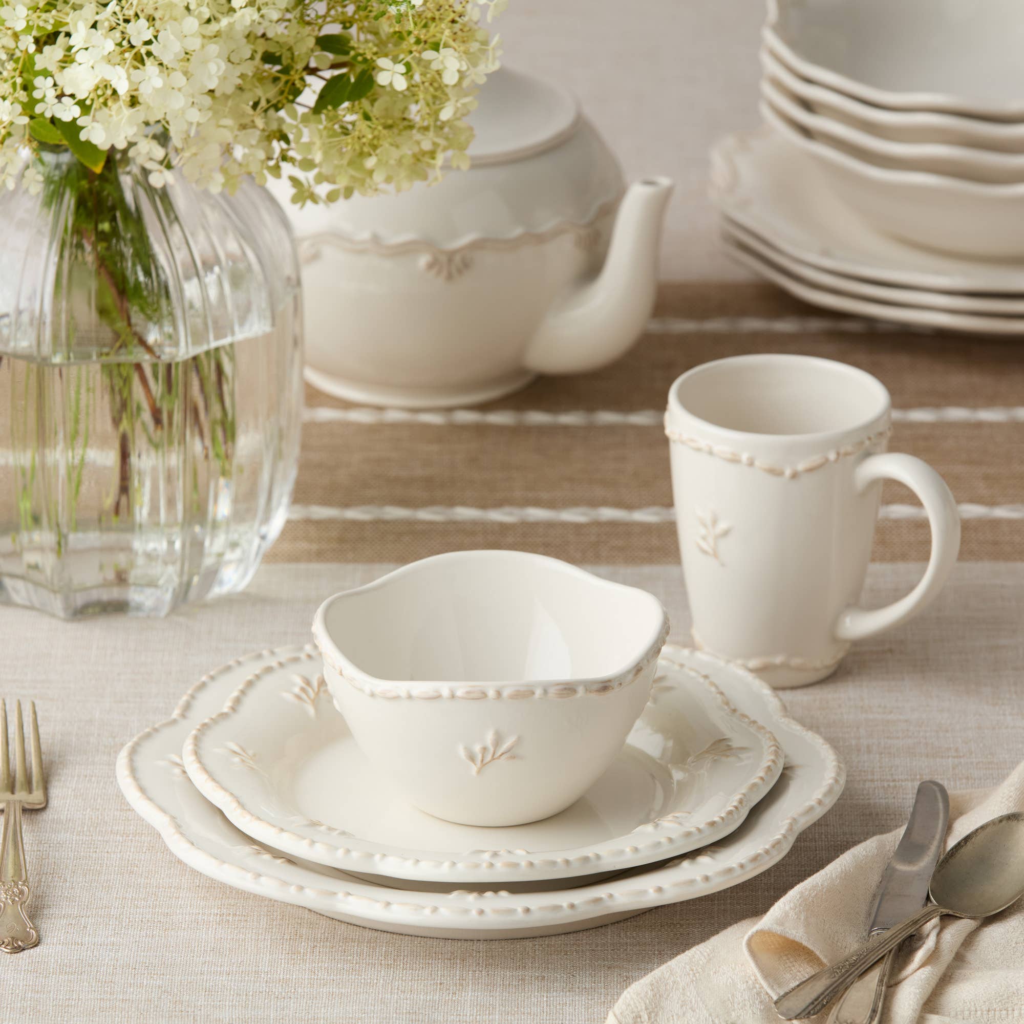 Certified International - Wholesale Bowl - Heritage Beads Cereal Bowl – Morning Elegance in Stoneware6