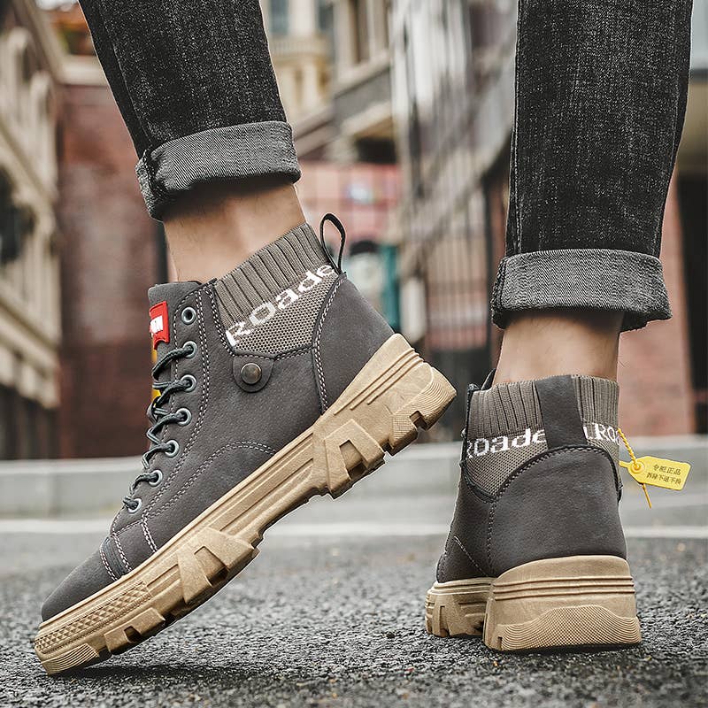 Calseosvic - Vendita all'ingrosso Scarponi da trekking - Uomo - Scarpe uomo comode e calde per attività outdoor invernali6