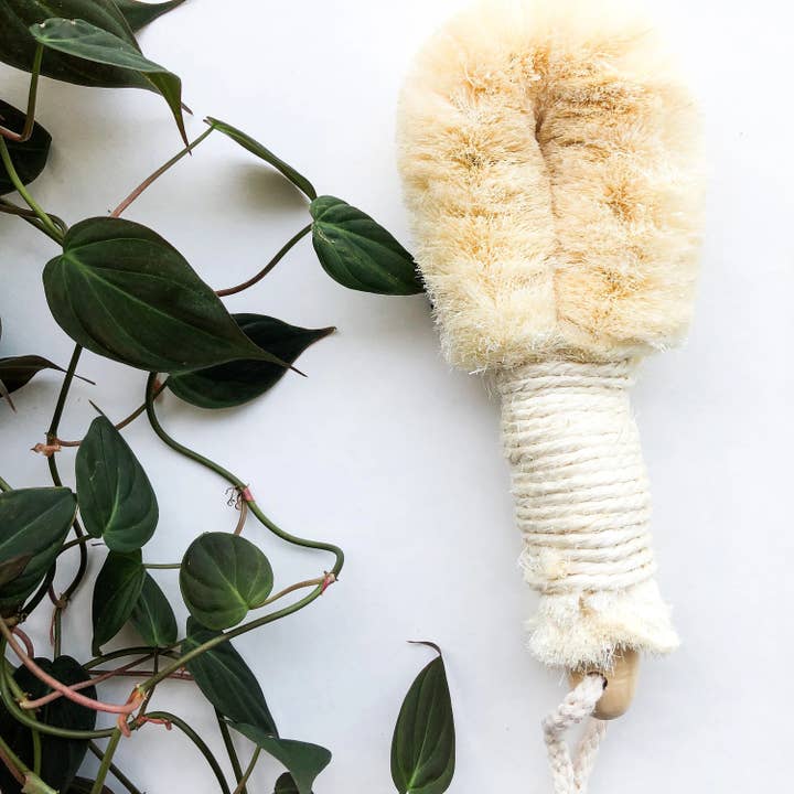 Smile Boutiques - Wholesale Body Brush - Natural Sisal Dry Brush - Sustainable Eco Friendly
