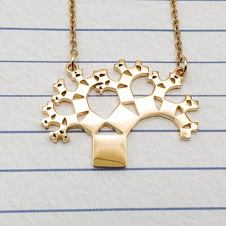 Ad Astra Boutique - Vente Colliers à pendentif - Collier Arbre Pythagore