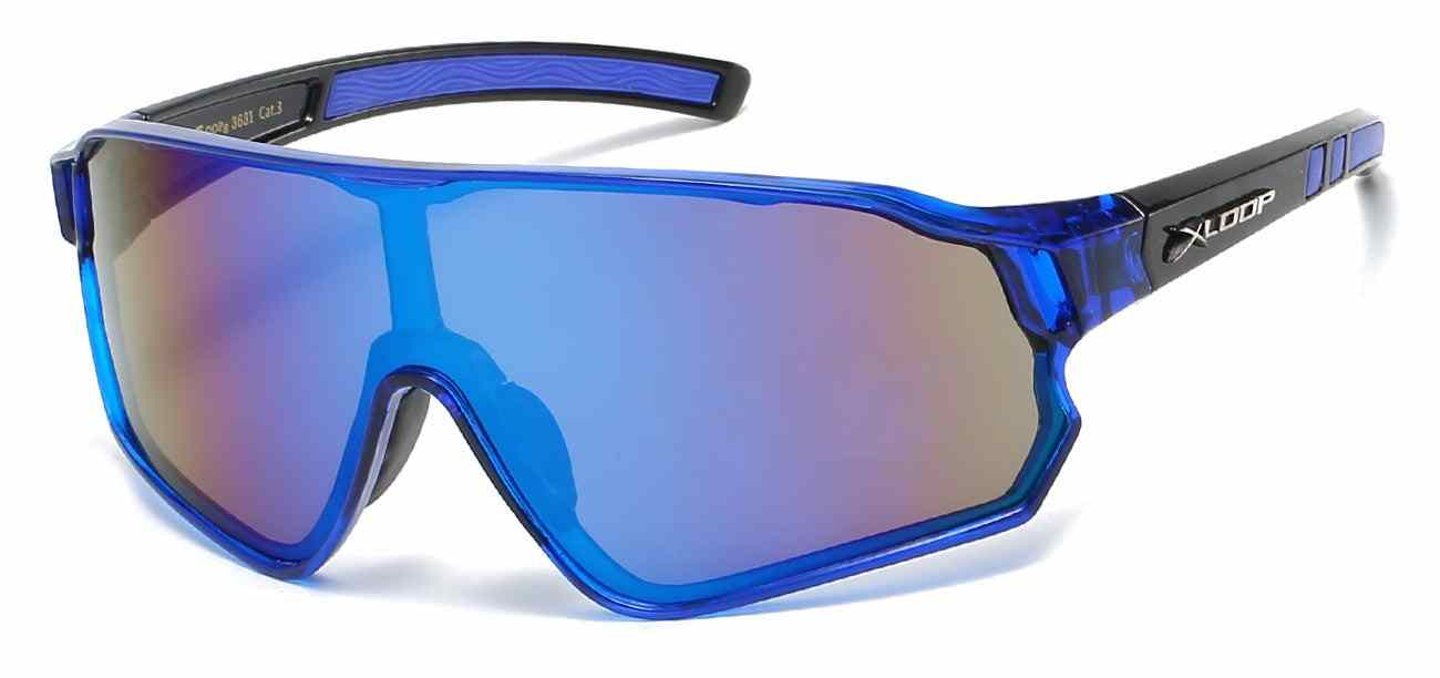Sunrayzz Imports - Wholesale Sunglasses - Men's - Xloop Sports Shield x37165