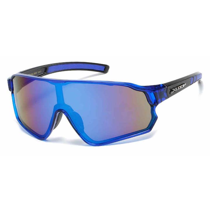 Sunrayzz Imports - Wholesale Sunglasses - Men's - Xloop Sports Shield x37165