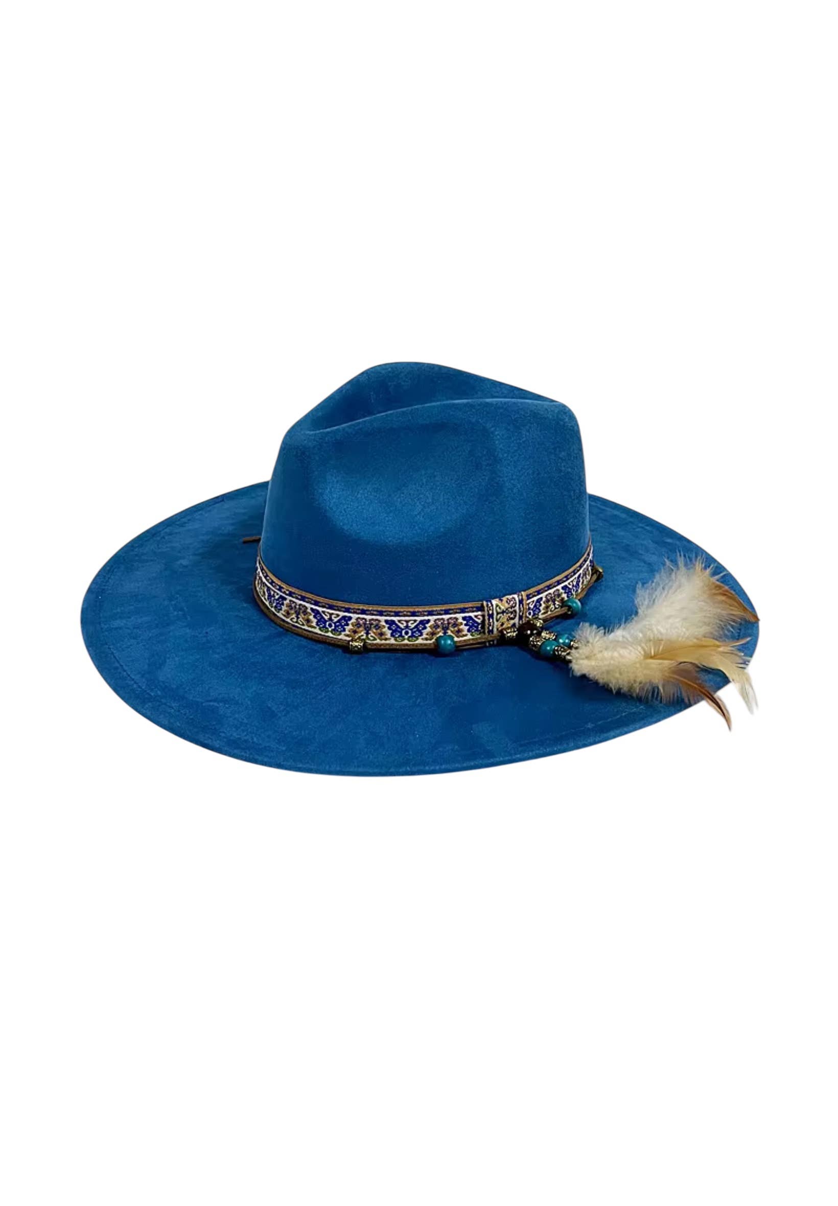 Wild Indigo - Wholesale Fedora - Women's - Sundance Western Boho Hat Cowboy4