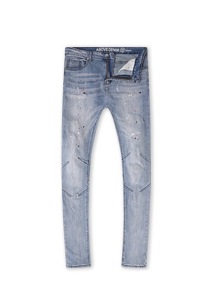 AB720-1-LB stretch skinny fit jeans til unge mænd for engroshandel hos Above Denim
