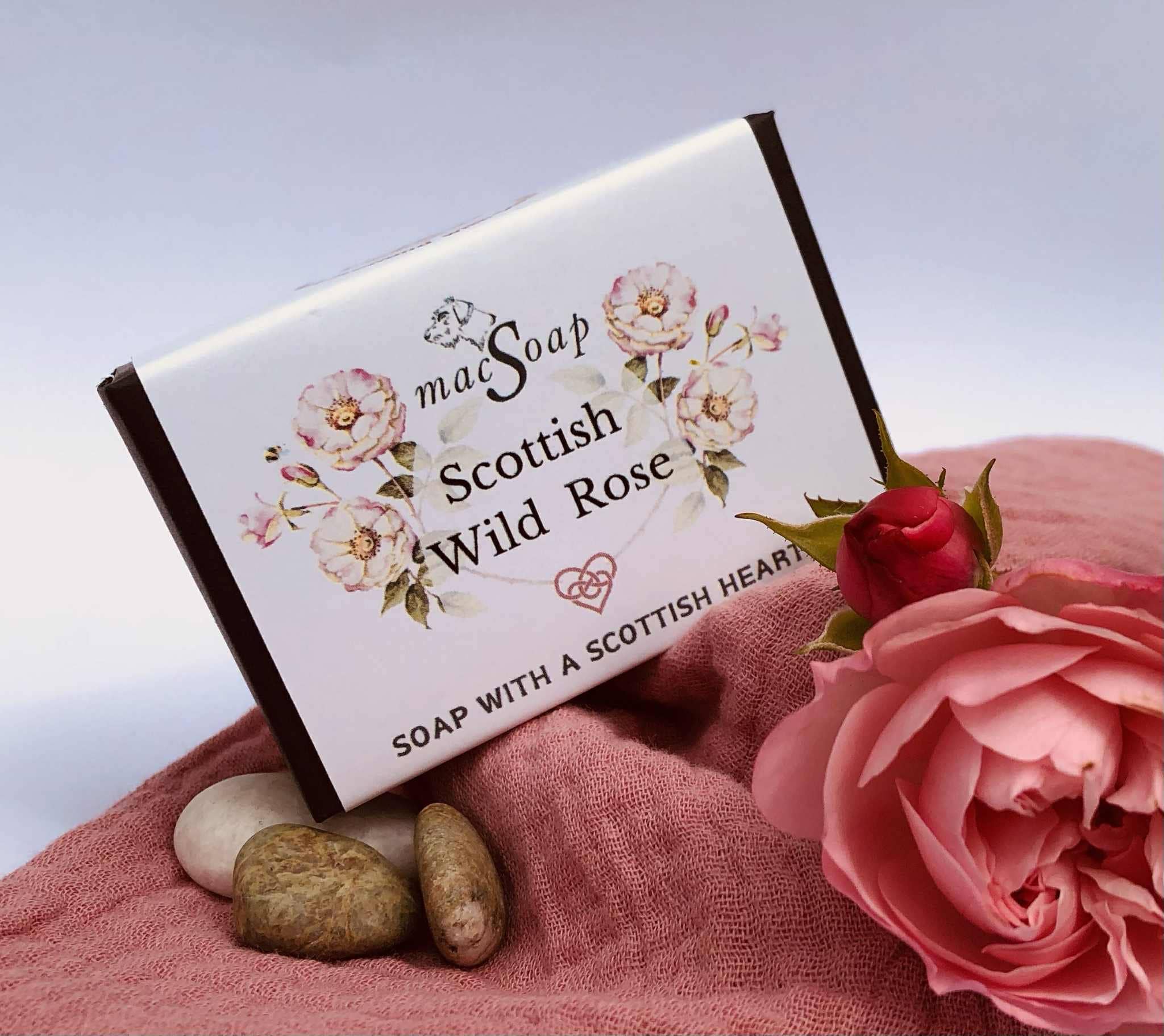 macSoap – wholesale Bar Soap – Scottish Wild Rose. Scottish Botanical Soap1