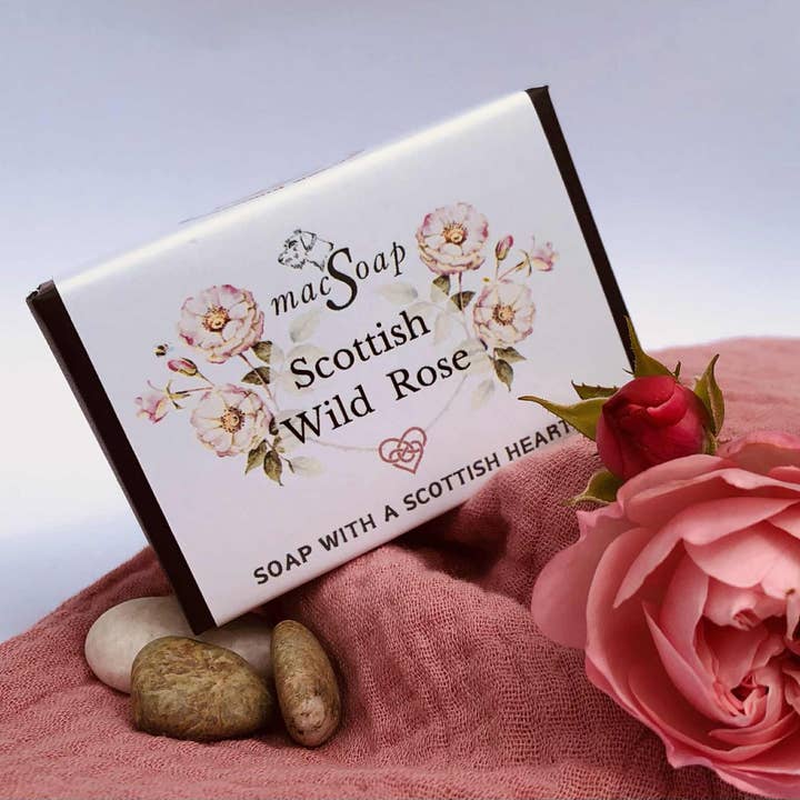 macSoap – wholesale Bar Soap – Scottish Wild Rose. Scottish Botanical Soap1