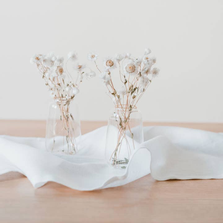 linen table runner white 140 x 40 cm (PU = 4 pcs.) for wholesale by Eulenschnitt