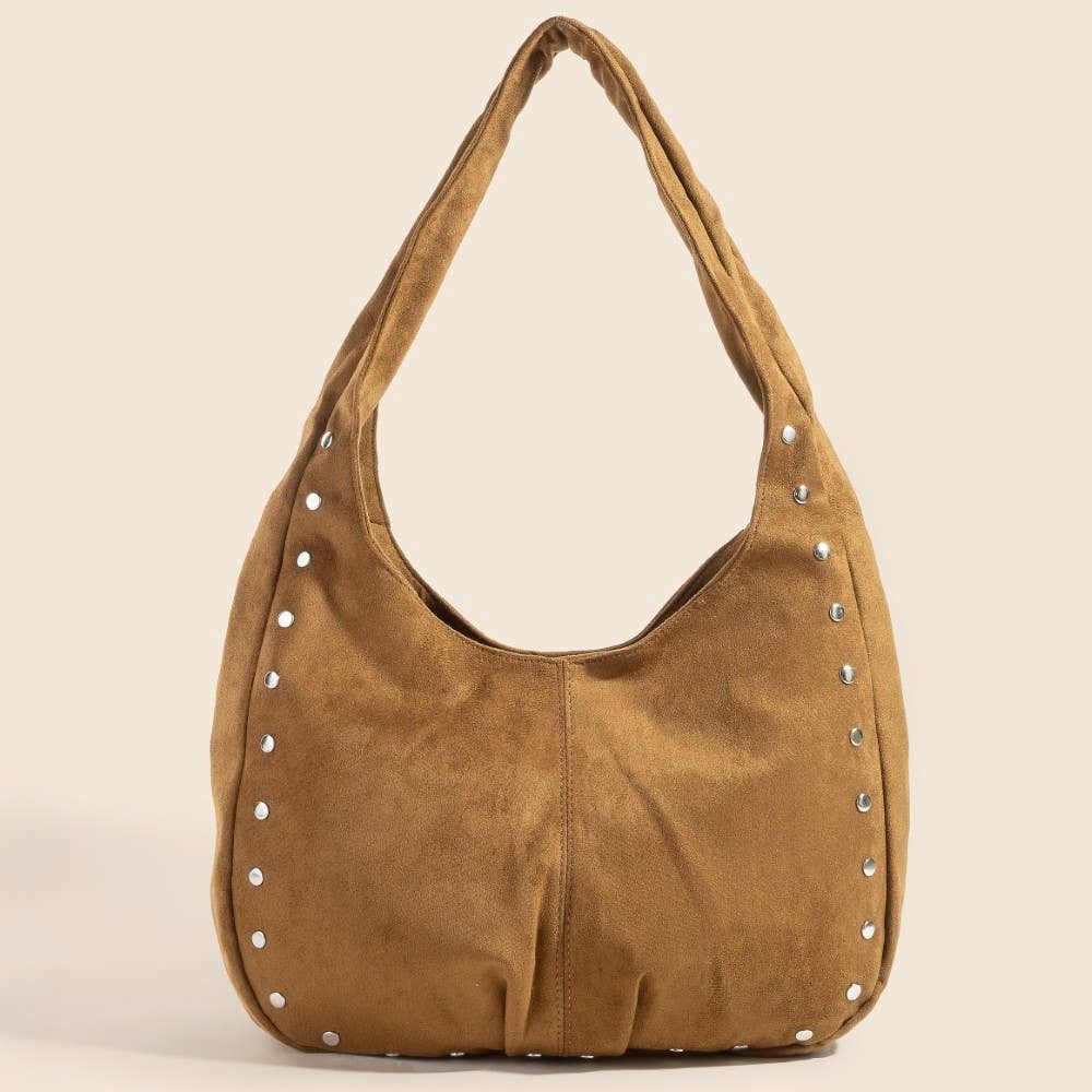 Anarchy Street – wholesale Axelväska - Dam – Hobo-väska med nitar och mockadetaljer7