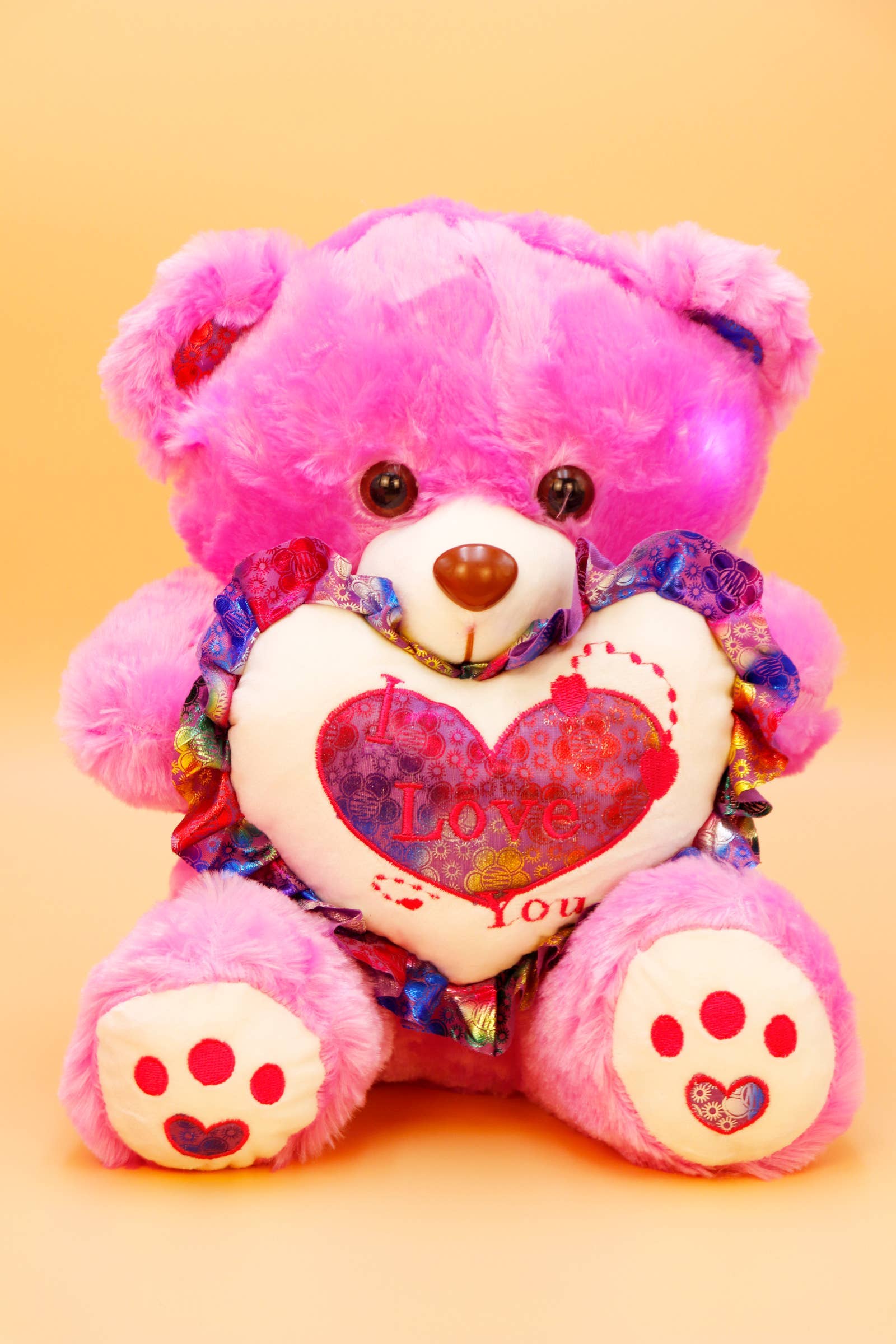 ASSORTITI Orsacchiotto Musicale Luminoso - 30 cm in vendita all'ingrosso su Faire10