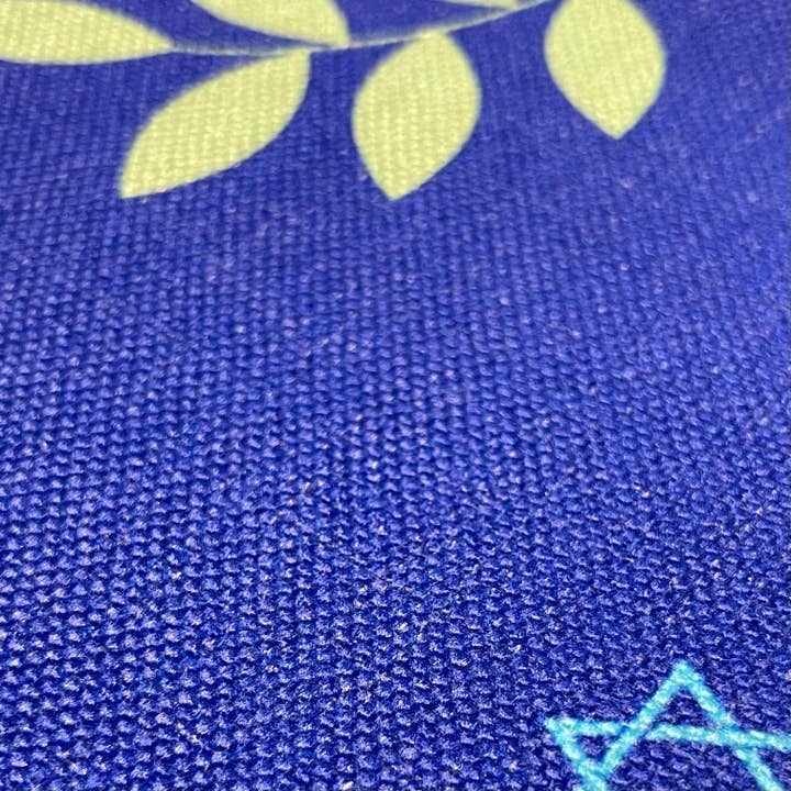 Mensch Kippah – wholesale Table runner – Happy Hanukkah linen cotton table runner5