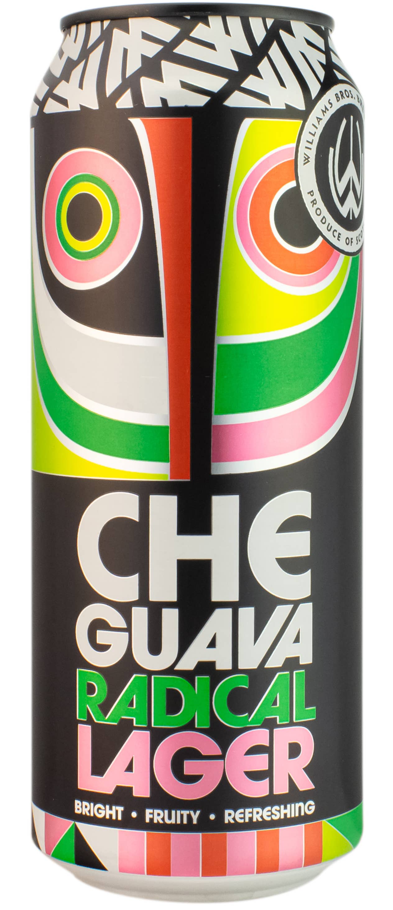 Paisley Drinks Co & Williams Brothers Brewery – wholesale Beer – Che Gauva Radical Lager 3.4% 12x500ml Can GF
