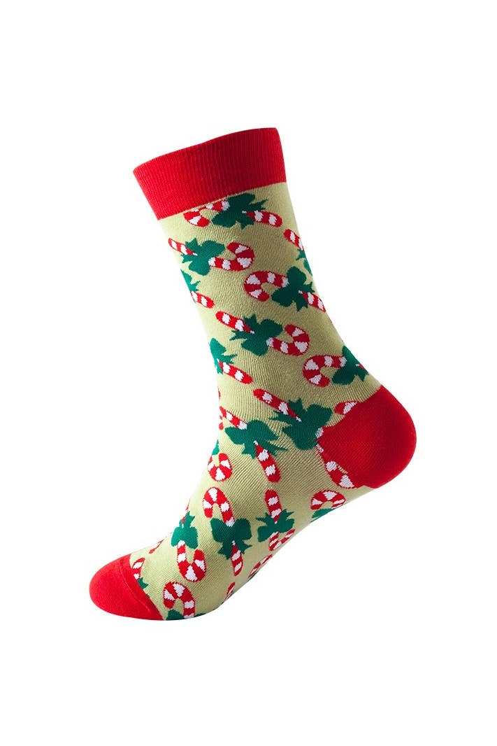 Marc JoJo – wholesale Strumpor - Dam – 🧦 Julstrumpor med Julgranar 🎄⭐1