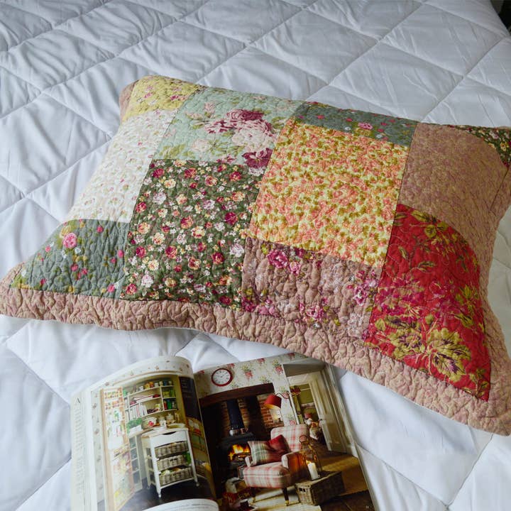 KASENTEX Funda de Almohada de Verano de Algodón 100% Estilo Bohemio Floral de Jardín Real Tamaño King, Amarillo y Rosa, Decoración de Habitación, Regalos de Graduación para venta al por mayor de VIAI Beauty