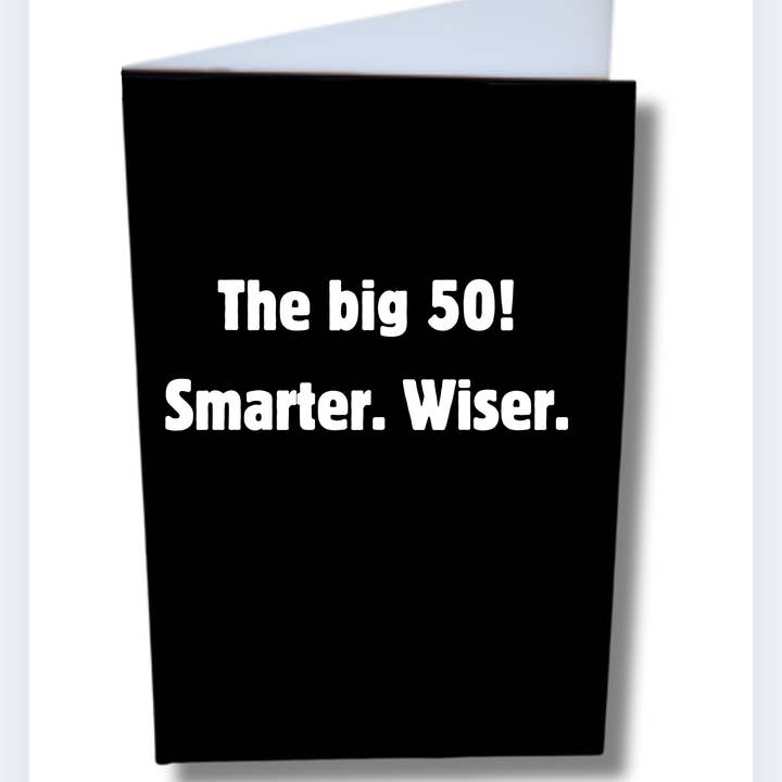 GrouchCards - Wholesale Birthday Card - Fiftieth Birthday Humor Card